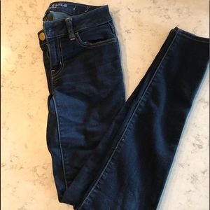 Dark wash jegging
